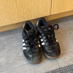 Adidas Kids Black and White Sneakers